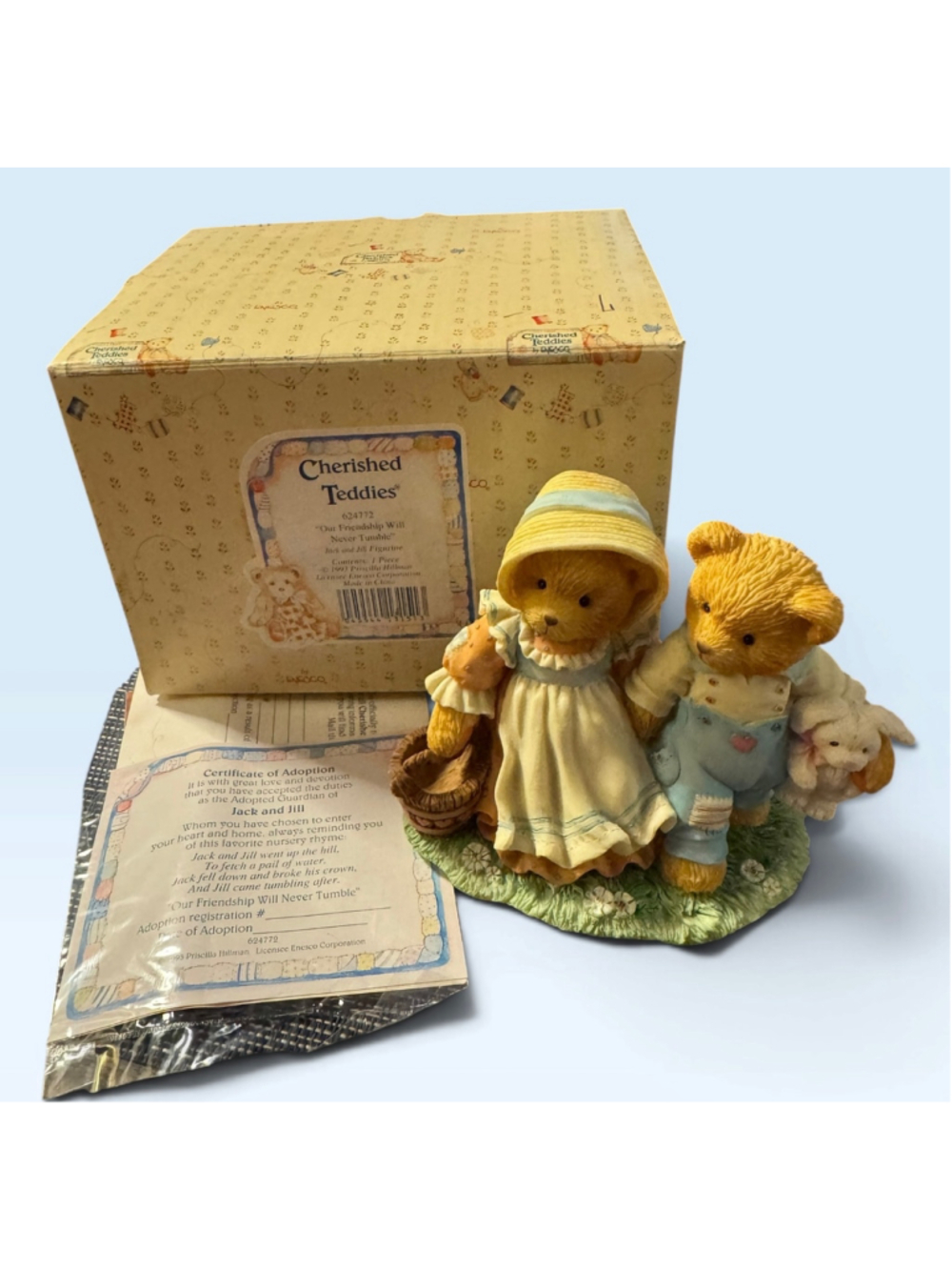 Cherished Teddies Jack and Jill Figurine 624772